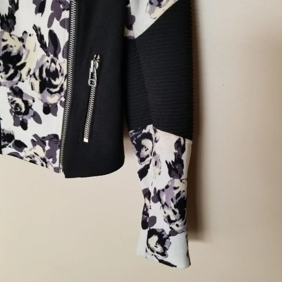 WILFRED  montesson moto biker jacket floral 4 - Picture 6 of 12